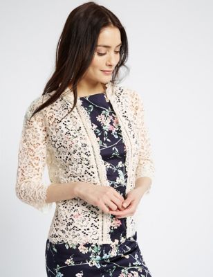 Cotton Rich All Over Lace Jacket